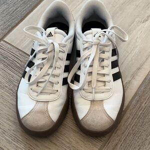 Adidas Classic White and Black Sneakers